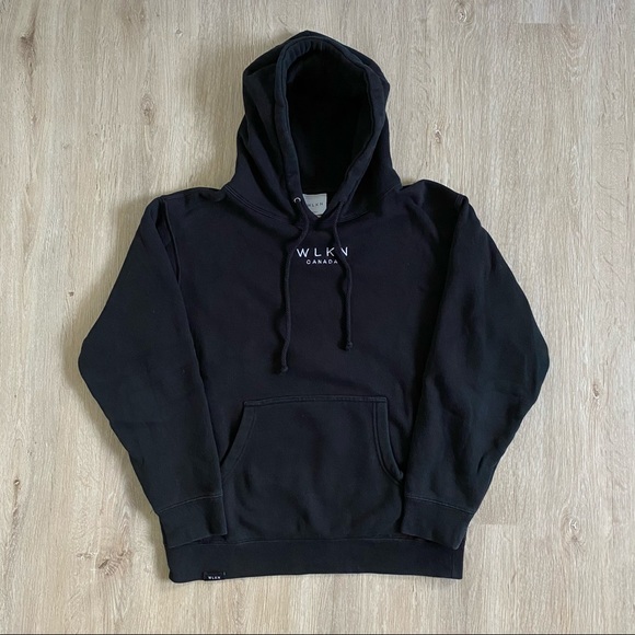 WLKN Canada Tops - WLKN Classic Black Hoodie